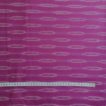 Preview: Ikat Stoff aus Indien – MAGENTA